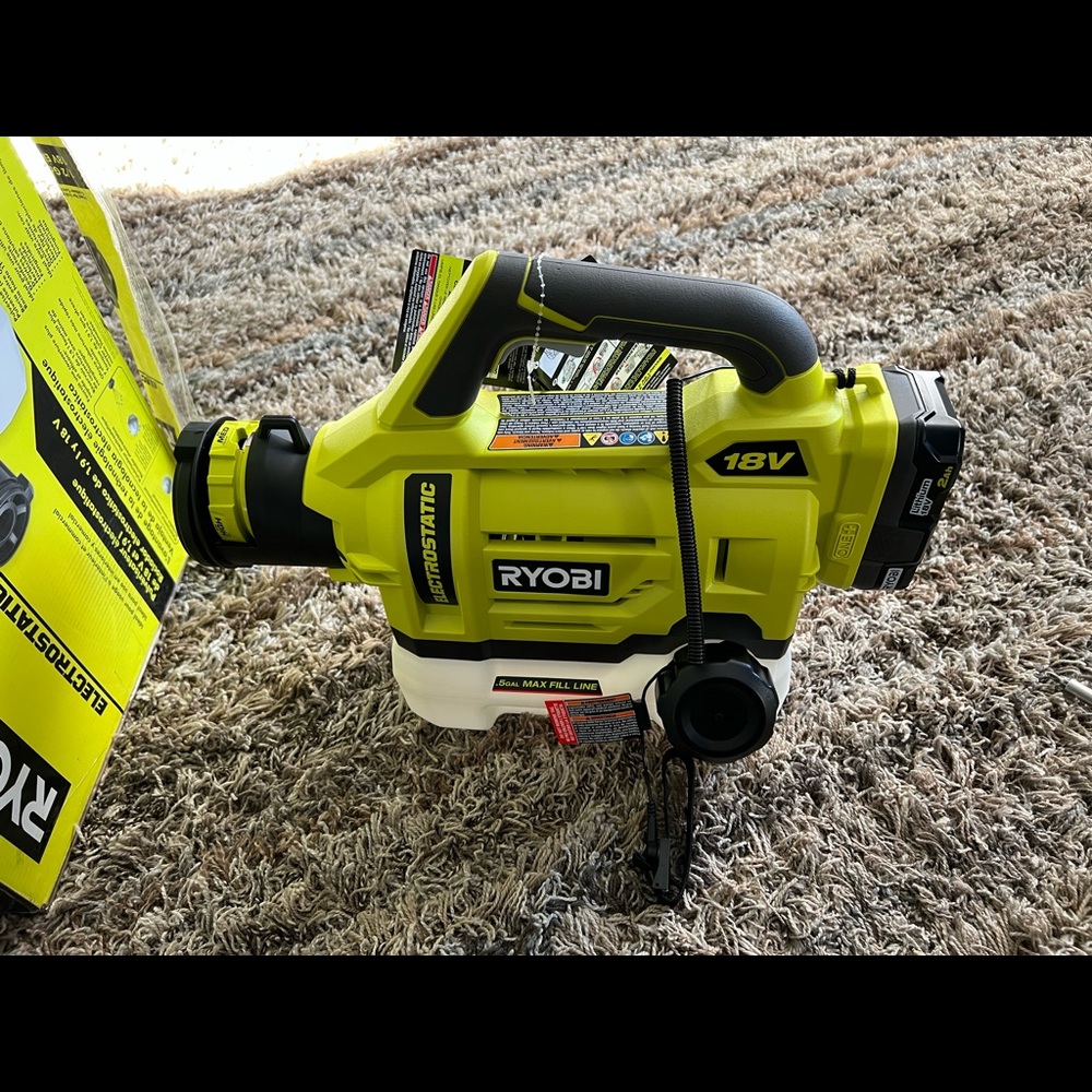 Ryobi battery operated sprayer